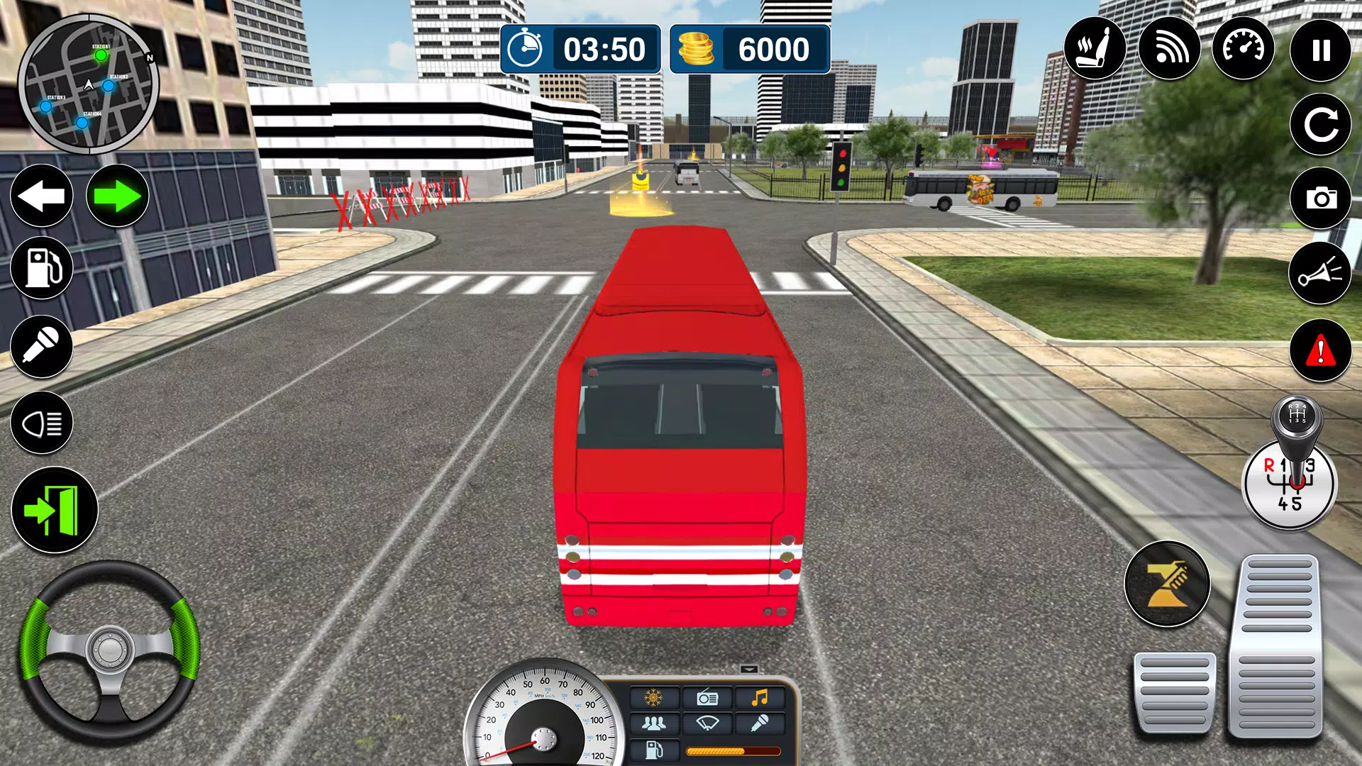 City Bus Steer Challenge Captura de tela 2