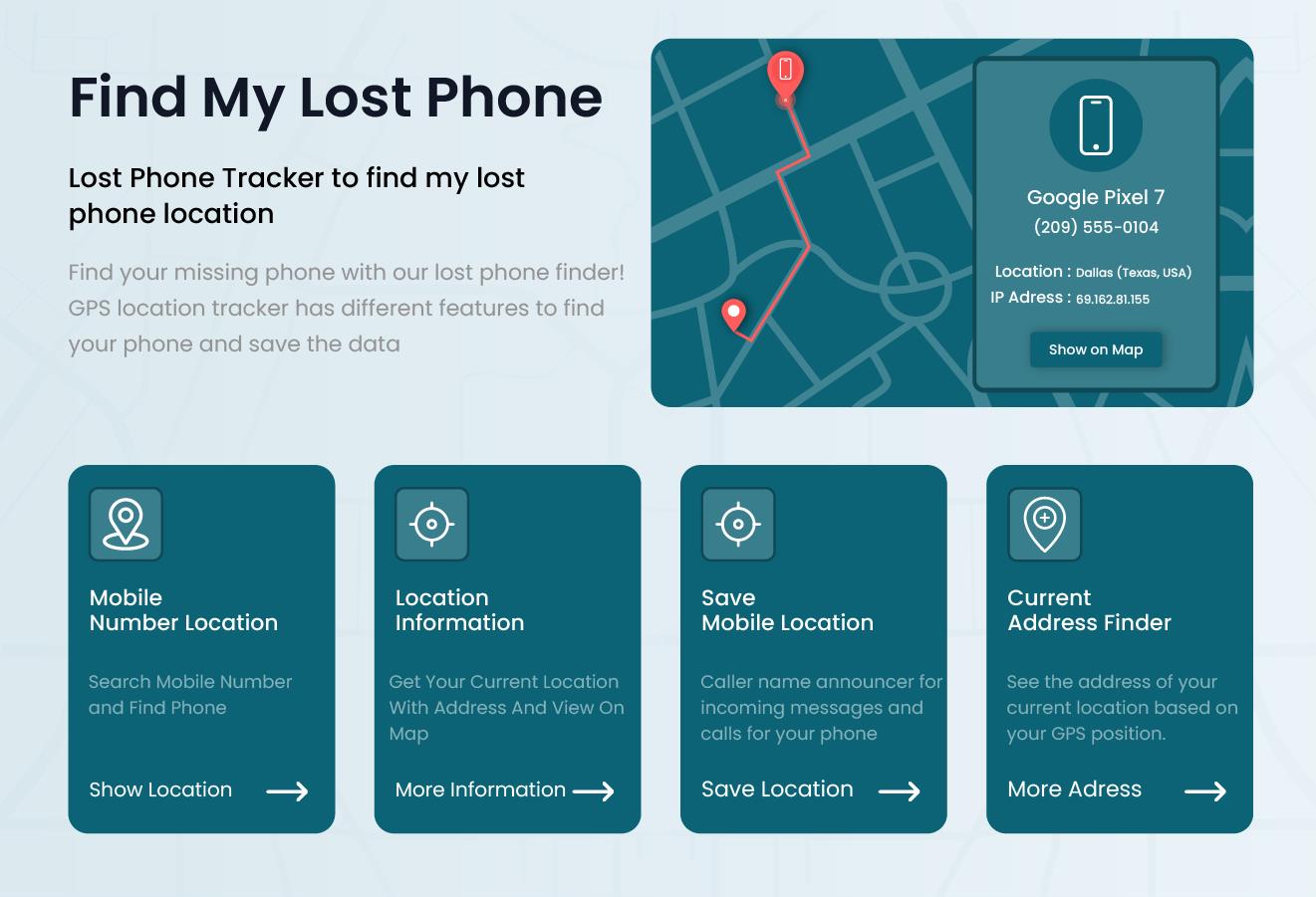 Find Lost Phone应用截图第0张