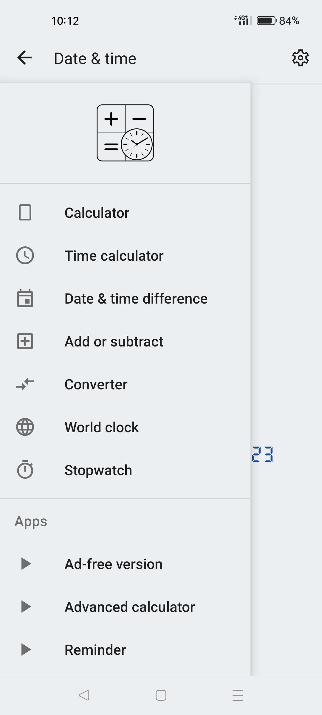 Date & time calculator Capture d'écran 1