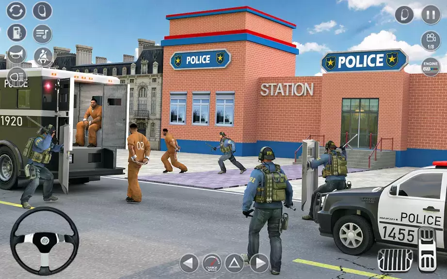 Police Car Driving Games 3D Schermafbeelding 0