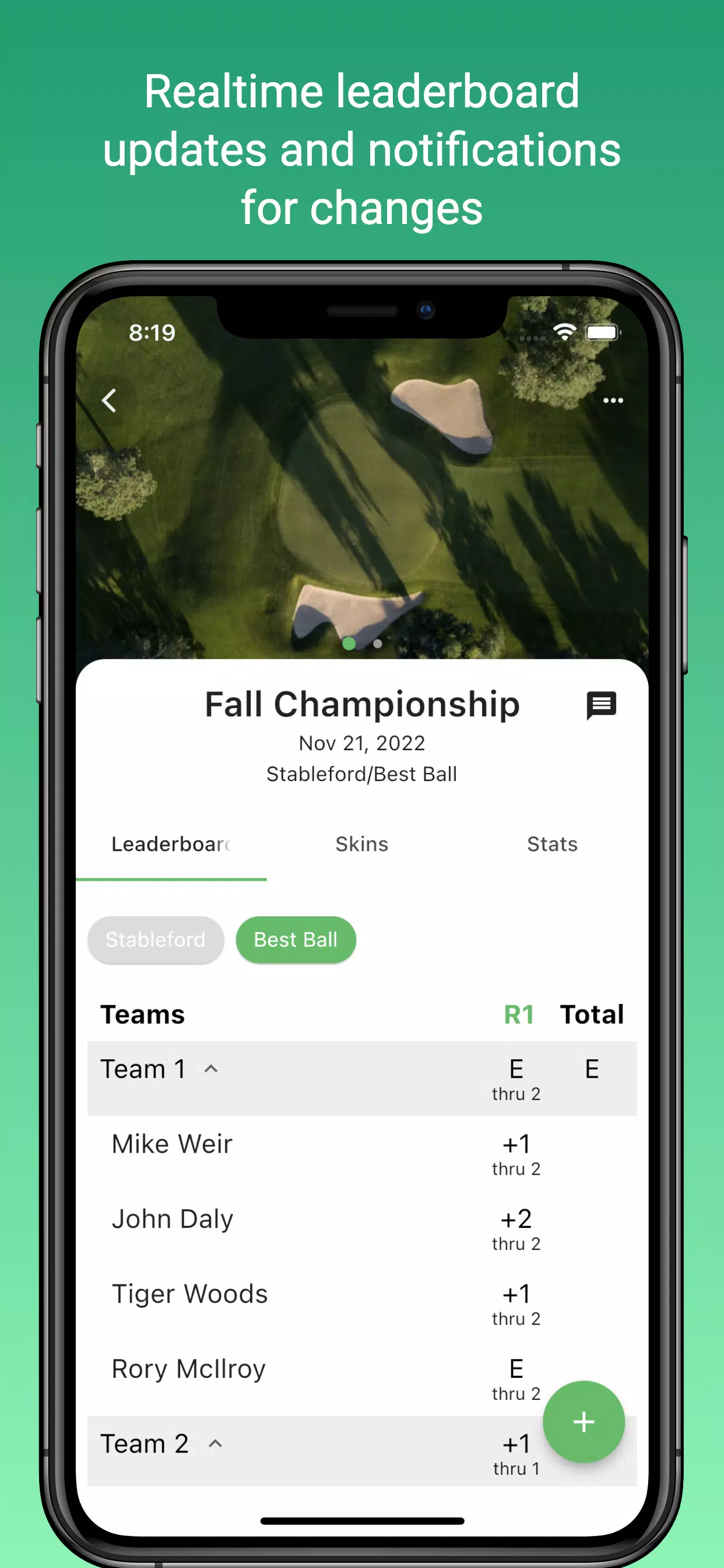 Squabbit - Golf Tournament App Screenshot 2