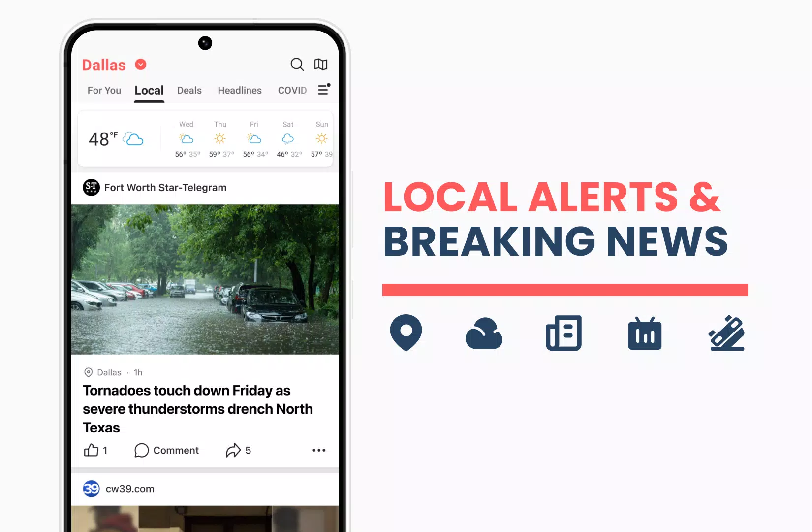 NewsBreak: Local News & Alerts Screenshot 0