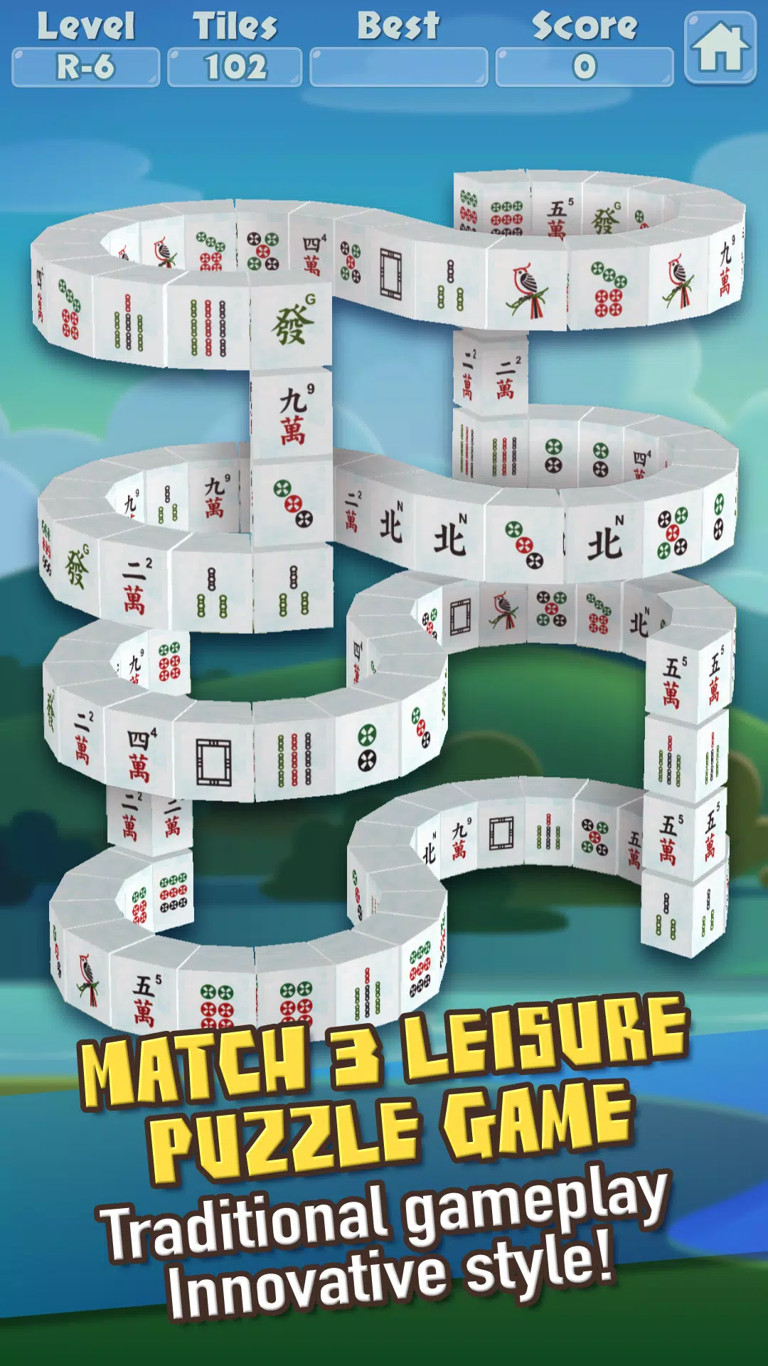 3D Mahjong Triple Tile Match Capture d'écran 0
