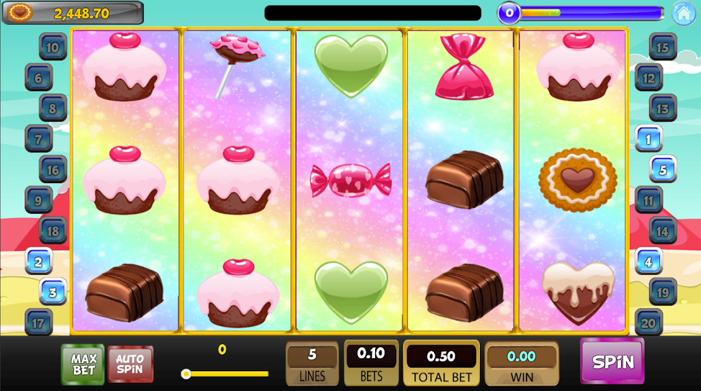 Candy Sweet Slot machine Capture d'écran 1