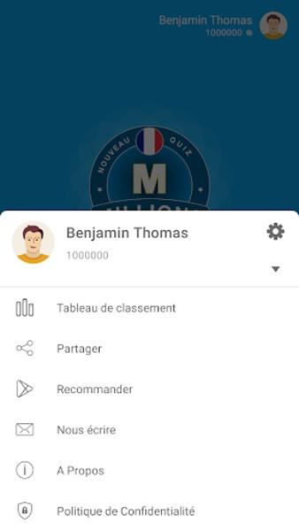 Millions Quiz - Français Zrzut ekranu 0