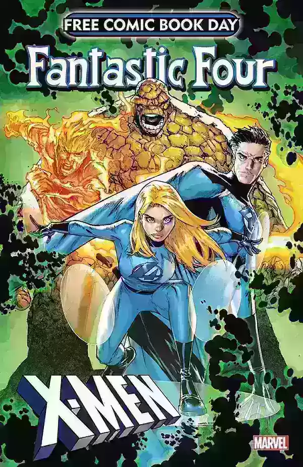 Couverture fantastique de quatre / X-Men # 1