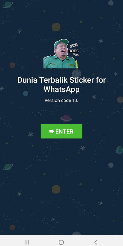 Dunia Terbalik WA Sticker Capture d'écran 0