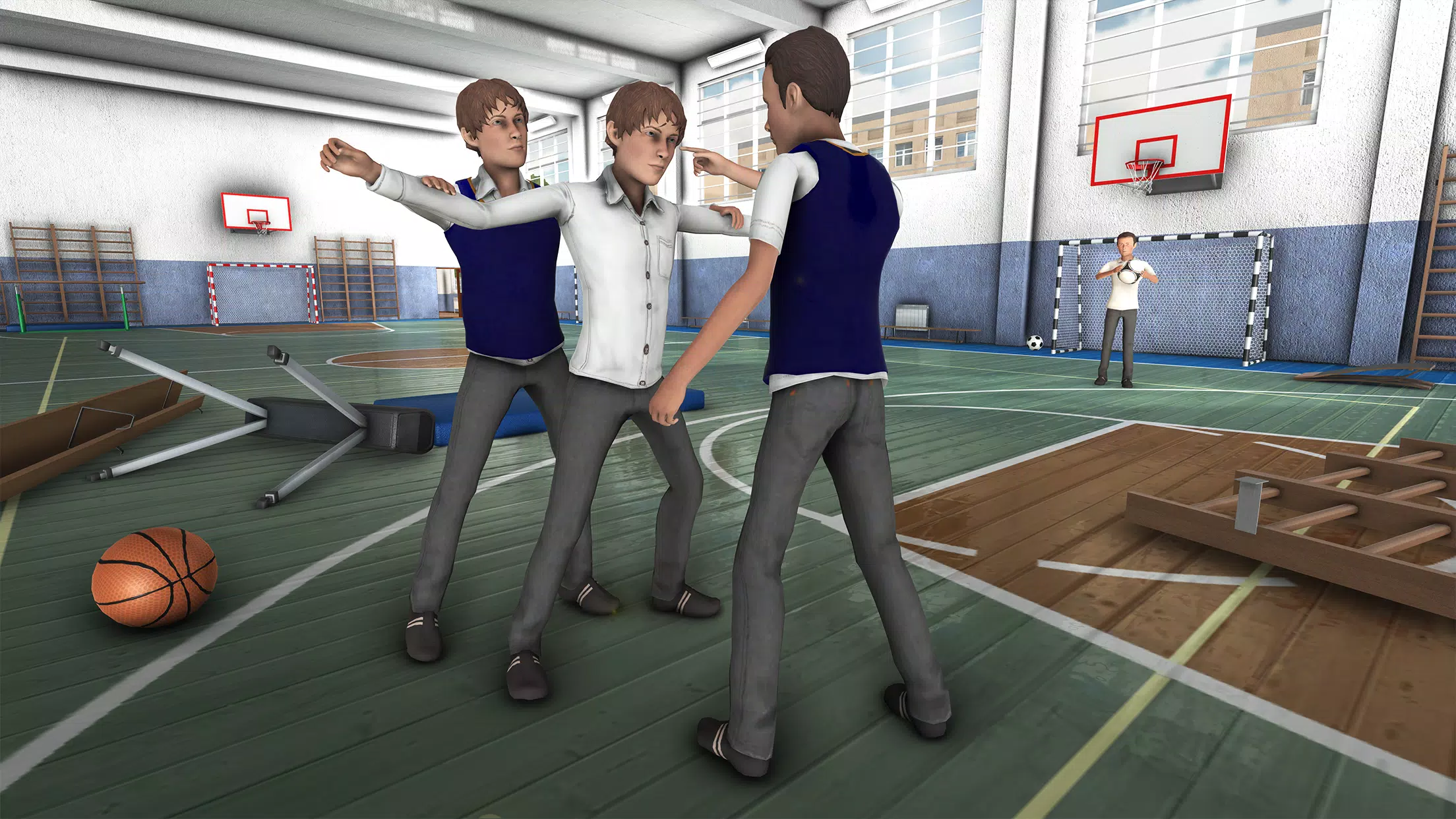 Bad Guys at School: Bad Boy 3D ဖန်သားပြင်ဓာတ်ပုံ 2