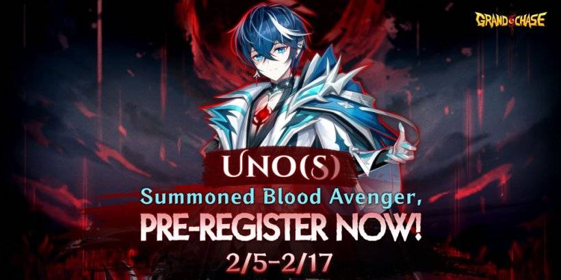 GrandChaseは、Blood Avenger Uno（S）の事前登録を開き、グラブのためにクールなアイル商品を上げます