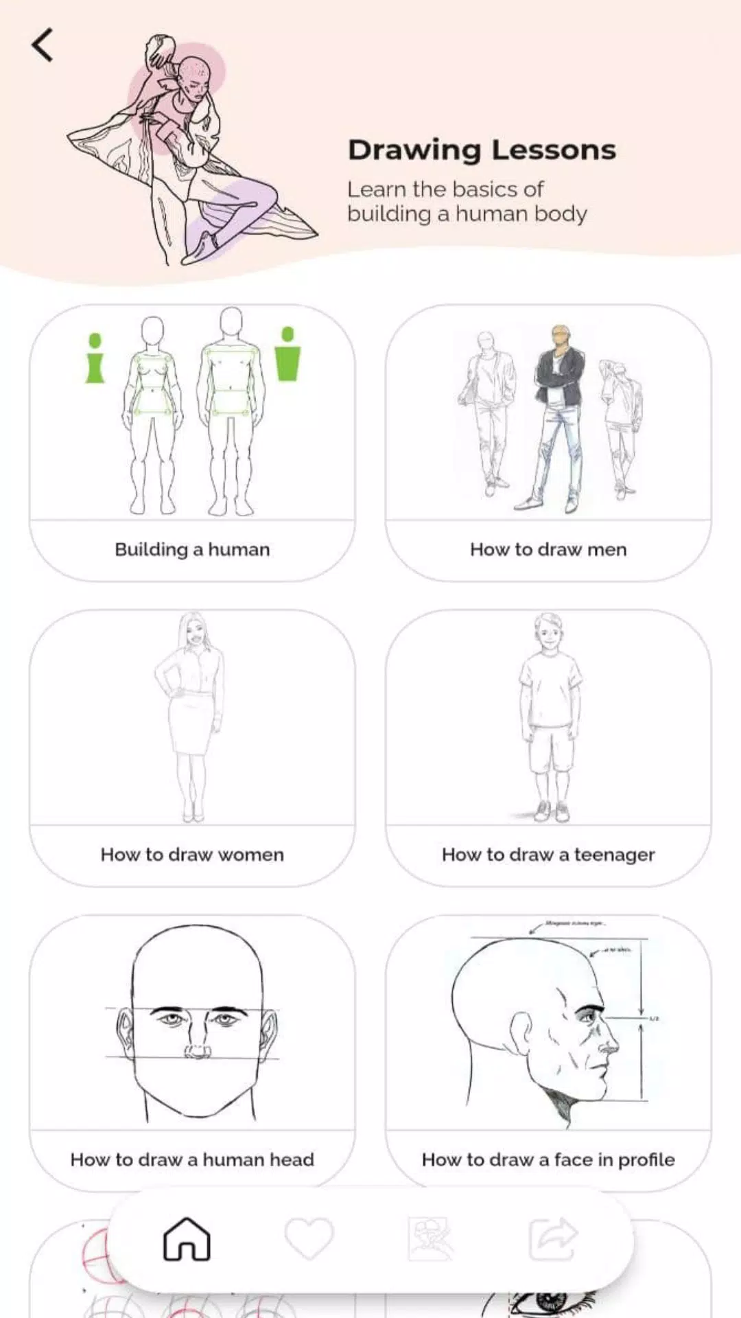 How to Draw People Captura de pantalla 3