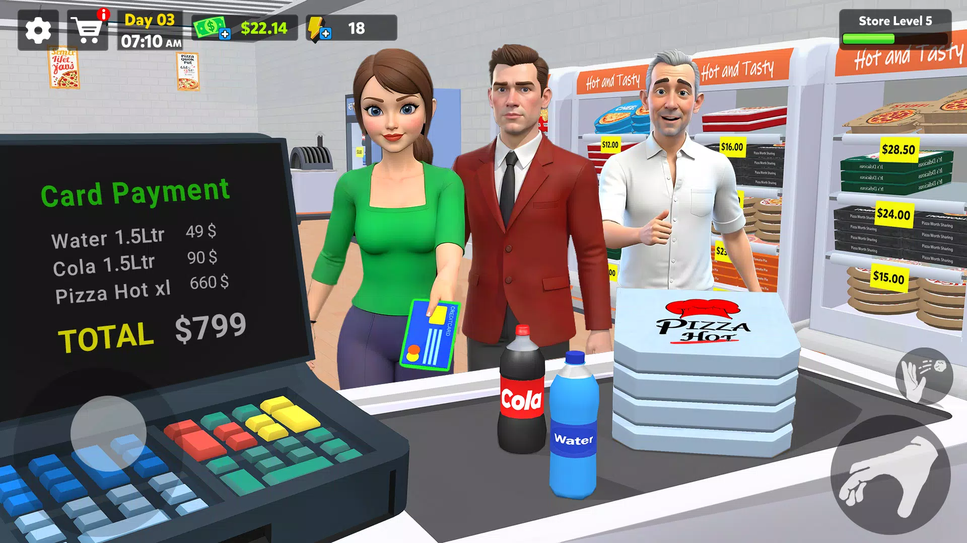 Pizza Shop Simulator 3D應用截圖第2張