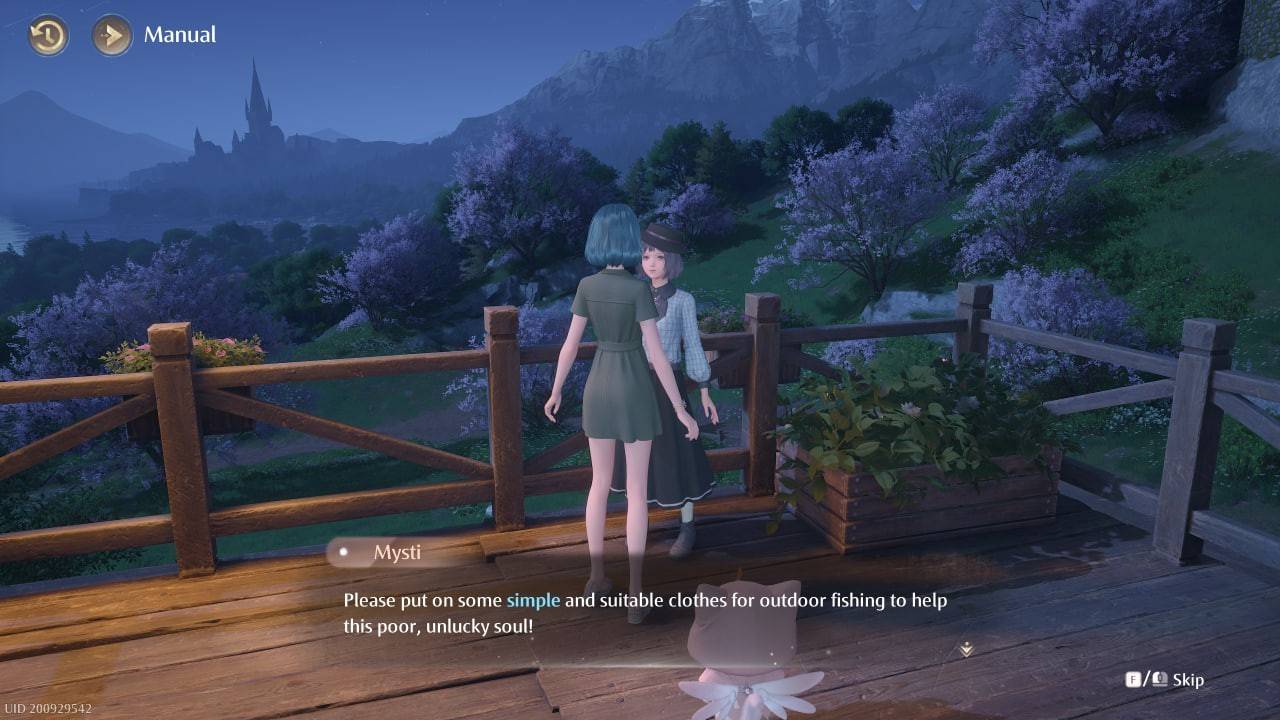 Mysti Dialogue Options