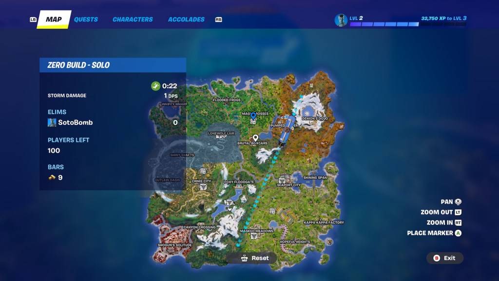 Semua lokasi Pasar Hitam di Fortnite Bab 6, Musim 2.