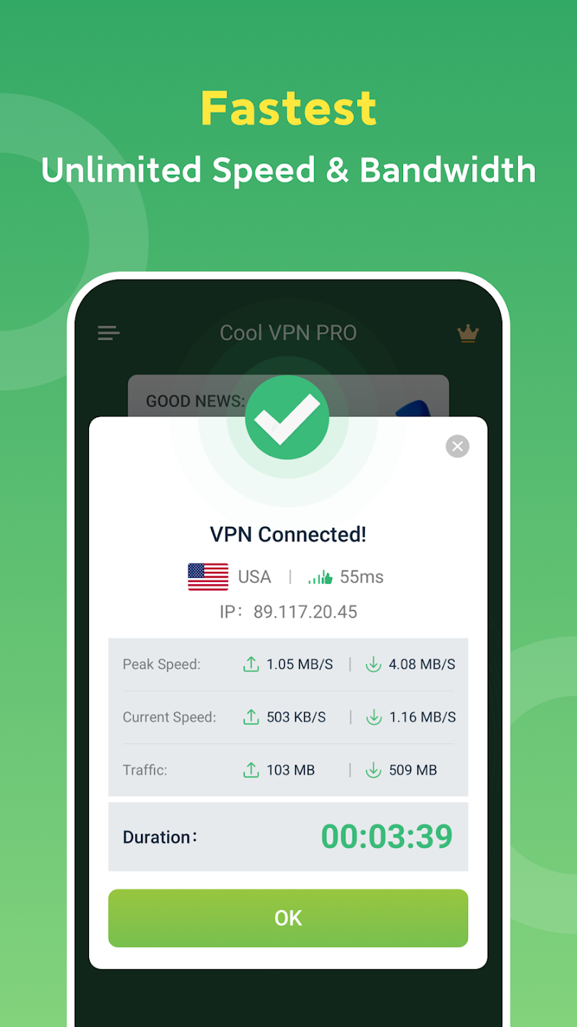 Cool VPN Pro স্ক্রিনশট 1