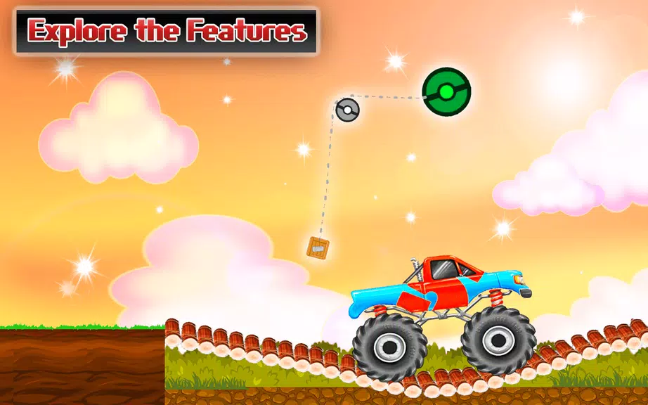 Rope Bridge Racer Car Game स्क्रीनशॉट 2