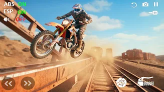 Motocross Beach Bike Games 3D Captura de pantalla 1