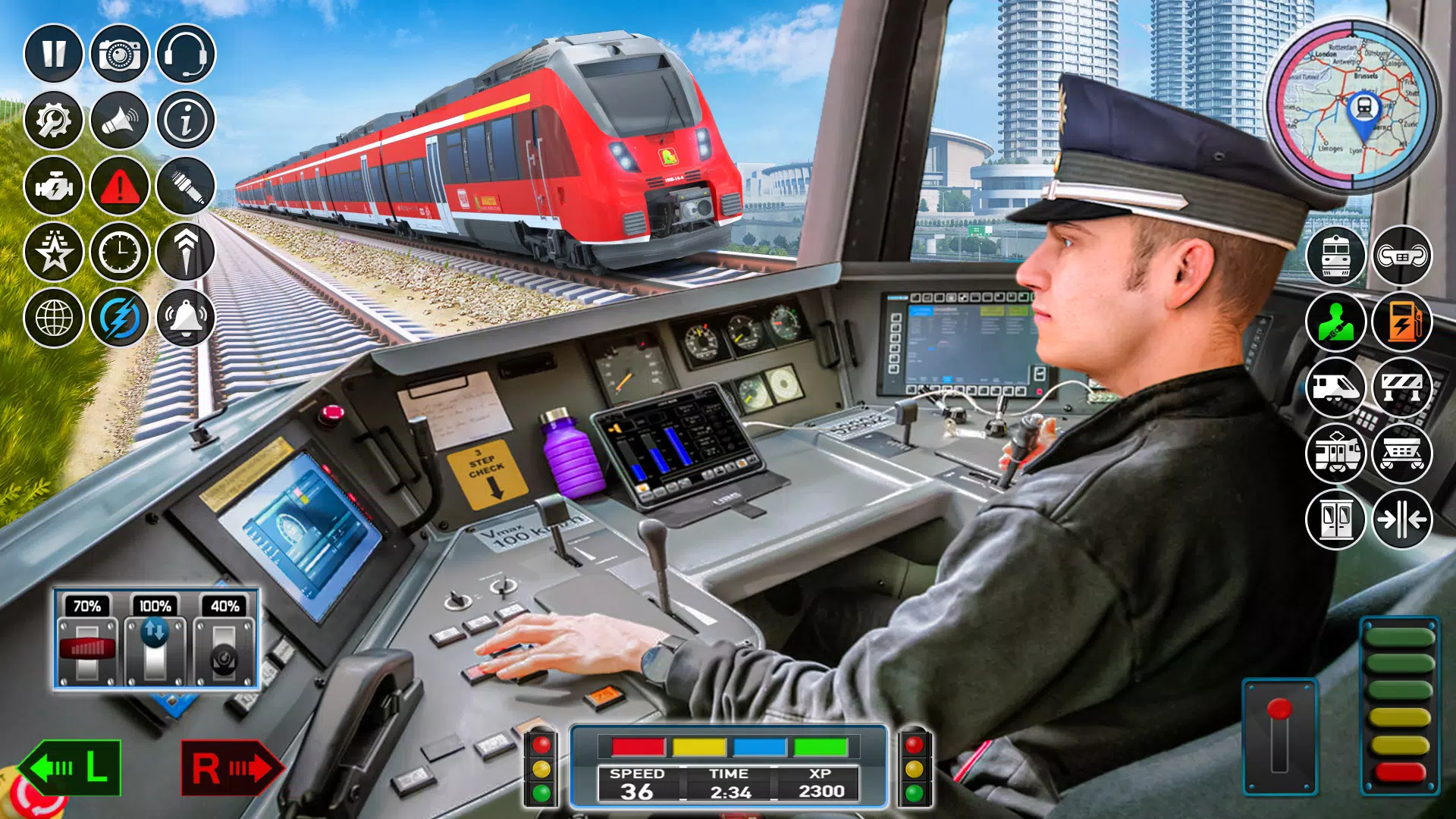 城市火車遊戲 3d 火車遊戲應用截圖第1張