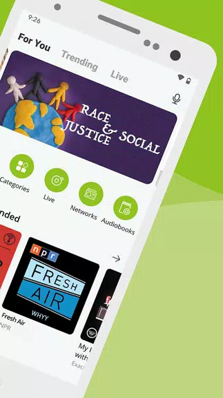 Podcast Player App - Podbean Zrzut ekranu 1