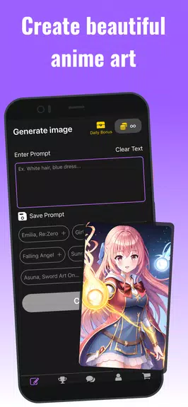 AI Image Generator - Anime Art স্ক্রিনশট 0