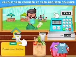 Grocery Shopping Cash Register スクリーンショット 2