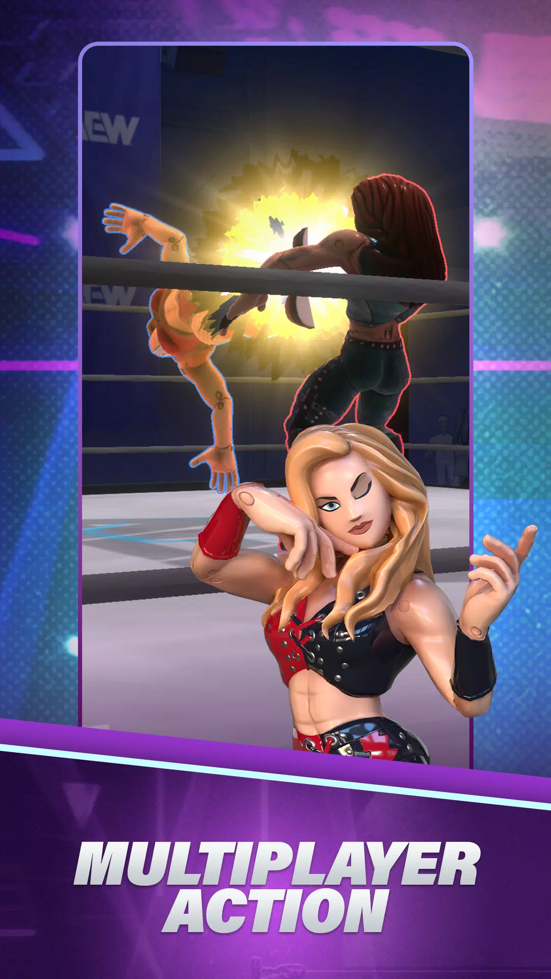 AEW: Figure Fighters Wrestling Captura de tela 2