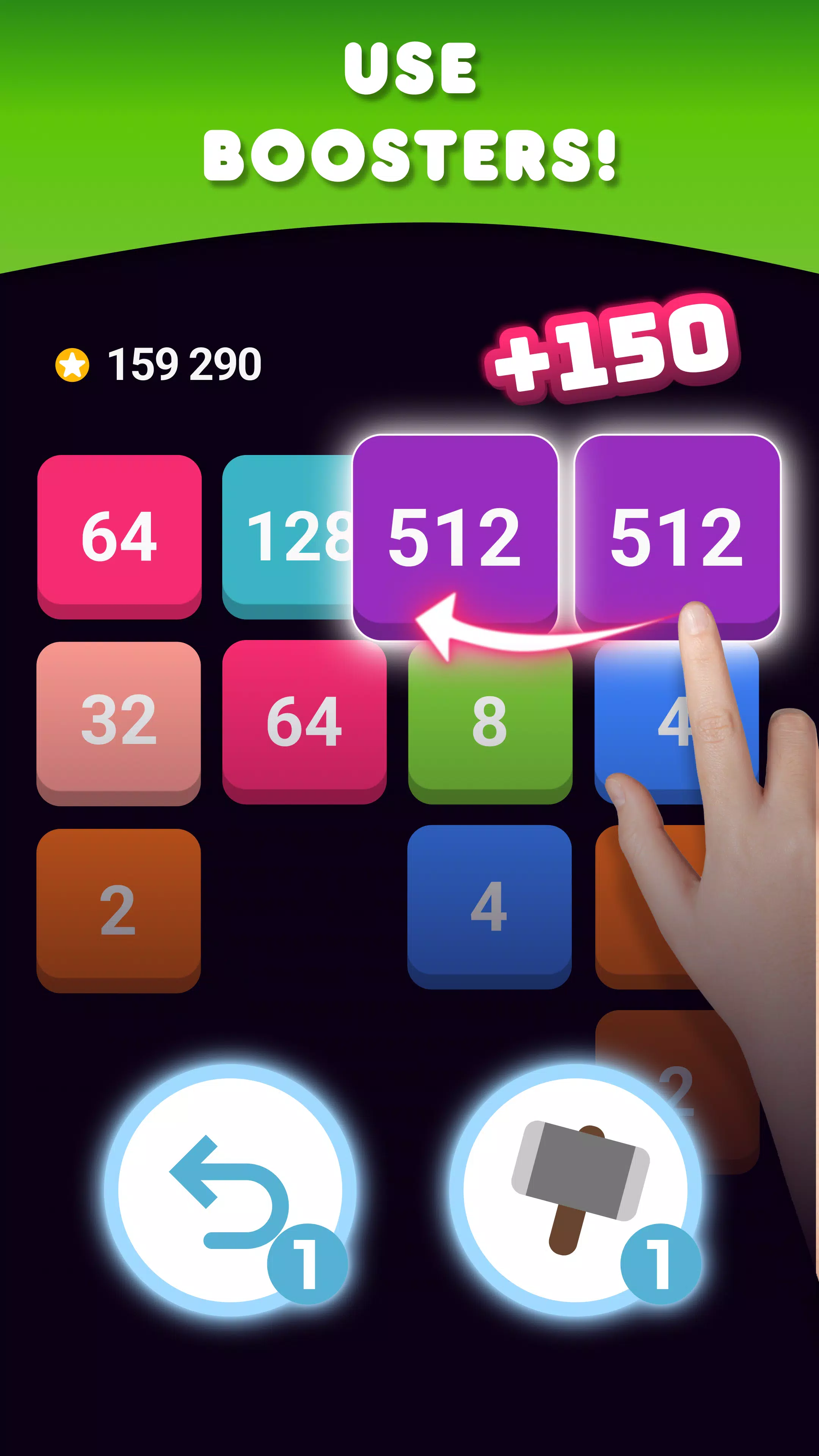 2048: Puzzle Game! Merge Block Tangkapan skrin 3