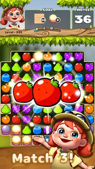 Fruits POP : Match 3 Puzzle स्क्रीनशॉट 1