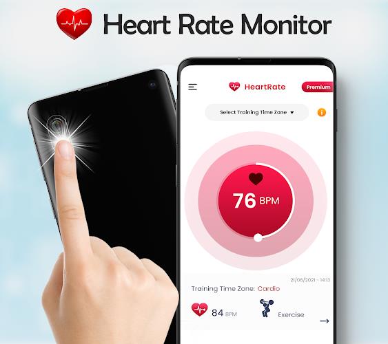 Heart Rate Monitor BPM Tracker ภาพหน้าจอ 0