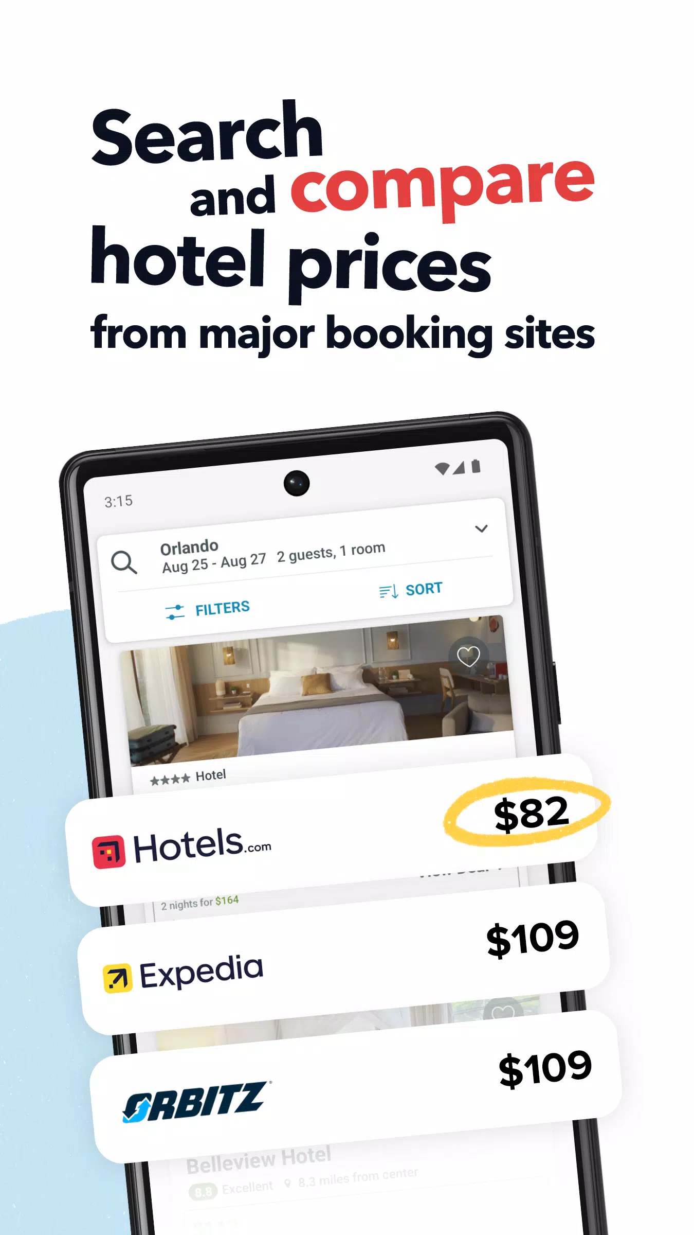 trivago : Compara hoteles Captura de pantalla 0