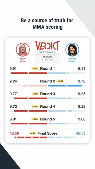 Verdict MMA Picks & Scoring Ekran Görüntüsü 3