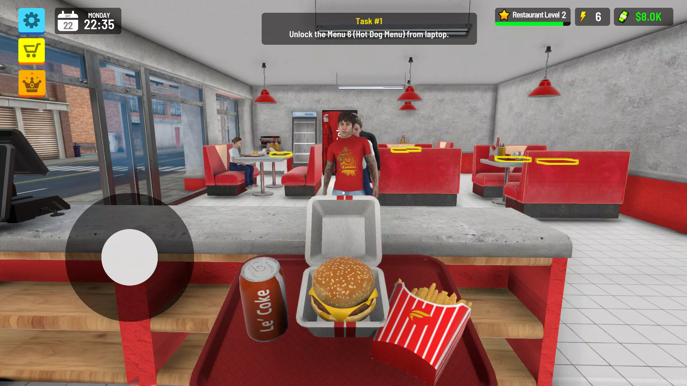 Burger Station Simulator 3D! Ekran Görüntüsü 0