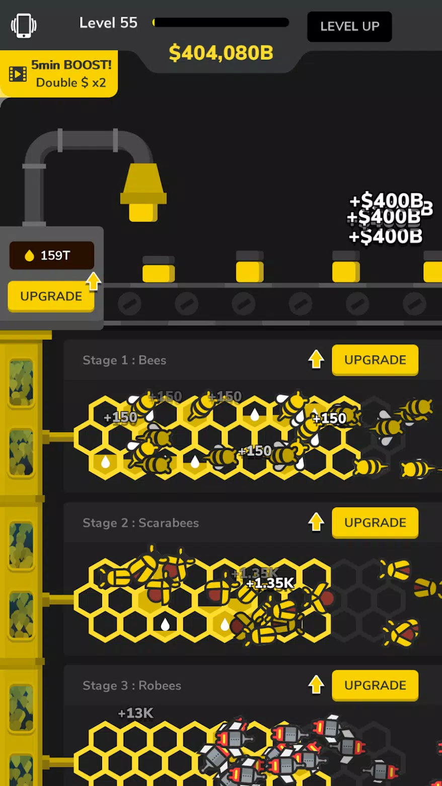 Idle Bee Factory Tycoon スクリーンショット 2