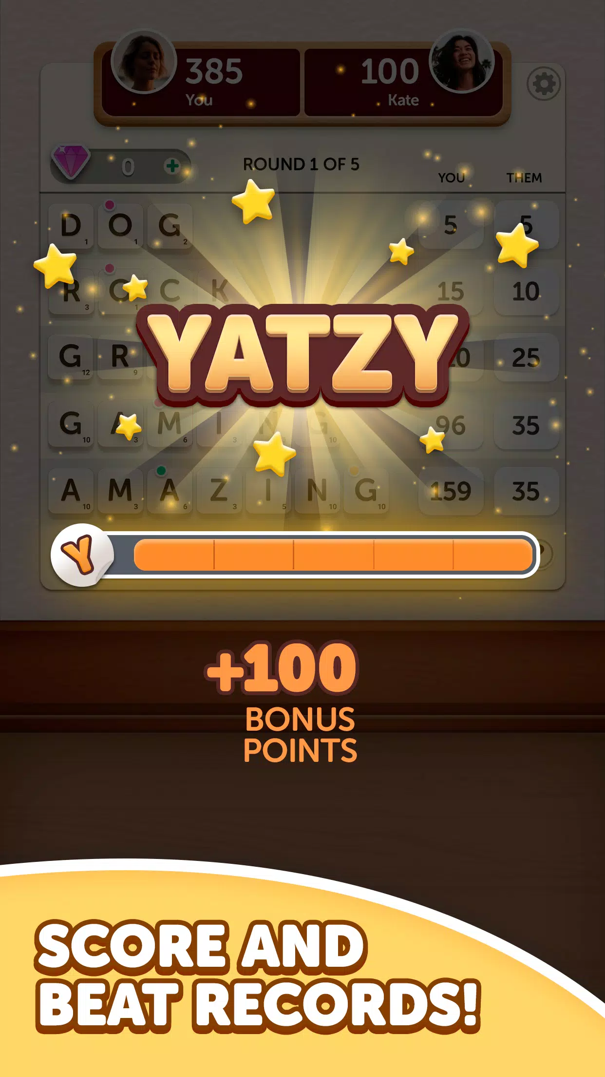 Word Yatzy - Fun Word Puzzler应用截图第2张