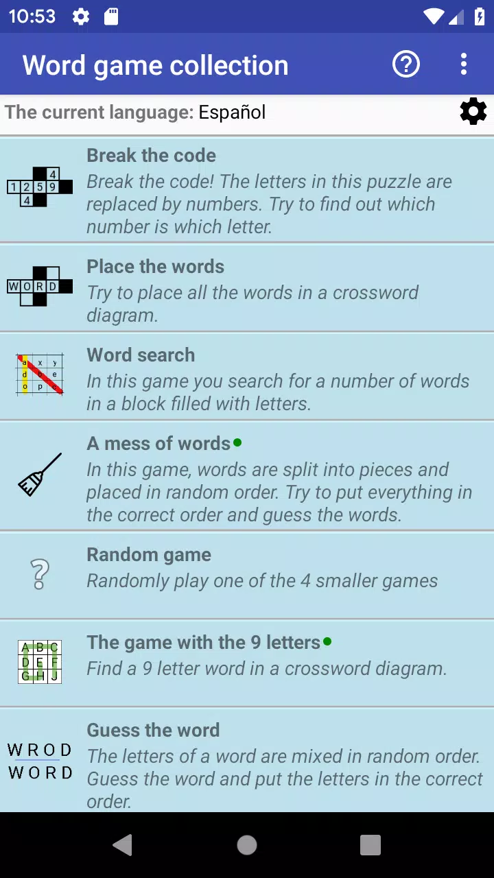 WGC Word Game Collection Скриншот 0