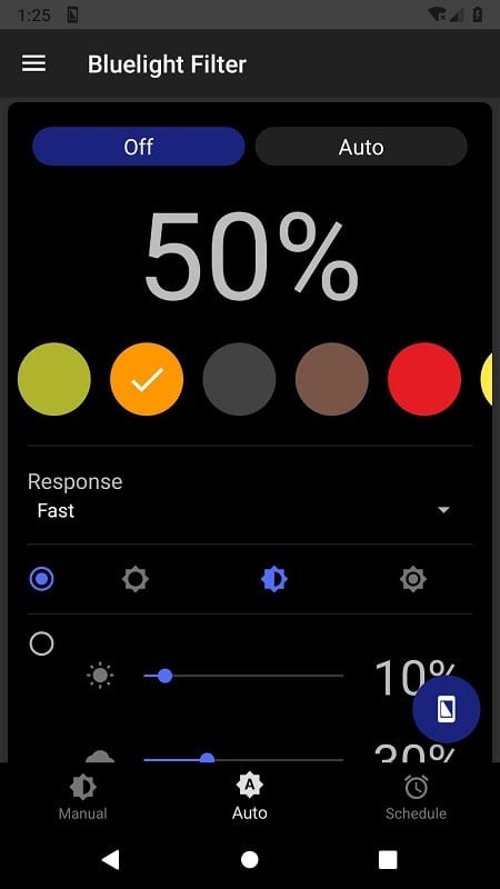 Schermata Bluelight Filter for Eye Care 2