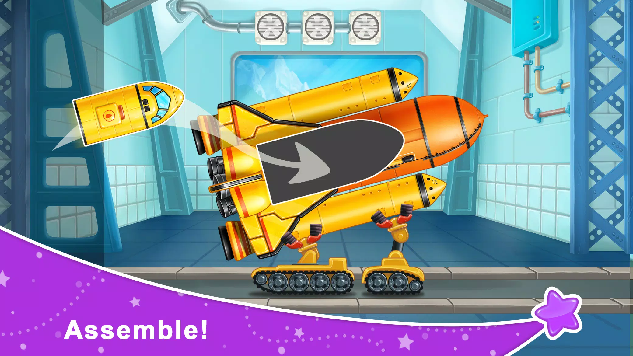 Rocket 4 space games Spaceship Capture d'écran 0