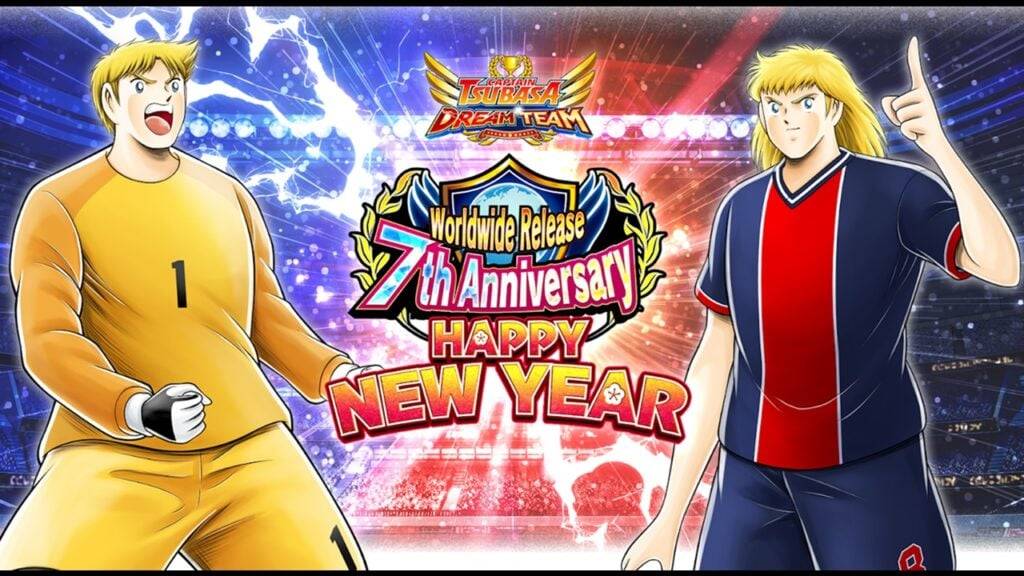 As transferências livres são abundantes no Capitão Tsubasa: Dream Team Ano Novo 2025