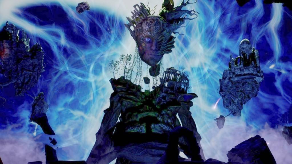 Cutscene featuring The Voice, Sapadel from Avowed