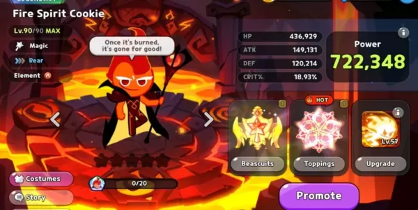 „Mastering Fire Spirit Cookie: Budowanie i używanie w Cookierrun Kingdom Pve”