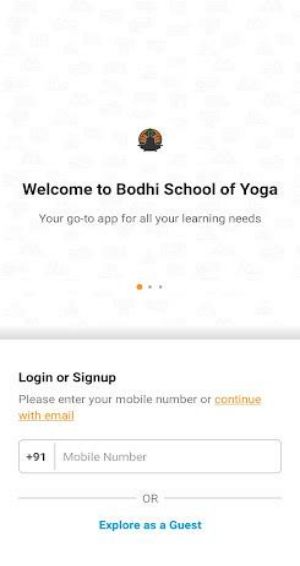 Bodhi School of Yoga Schermafbeelding 0