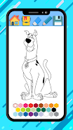 Scooby coloring doo cartoon ga Capture d'écran 0