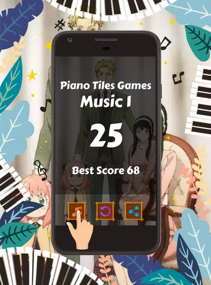 Piano Tiles Anime Spy X Family Screenshot 2