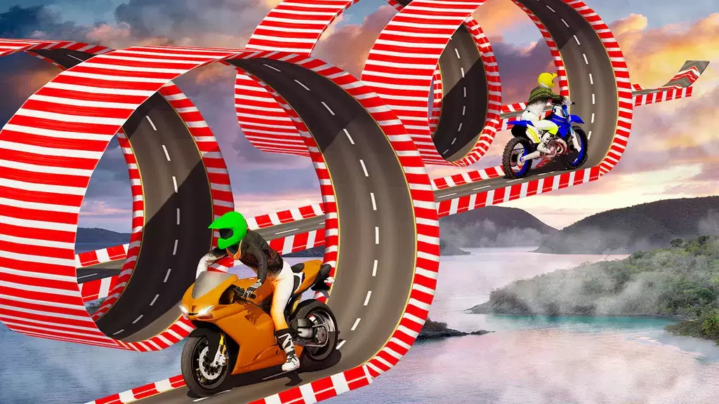 Stunt Bike Race Moto Drive 3D Screenshot 2