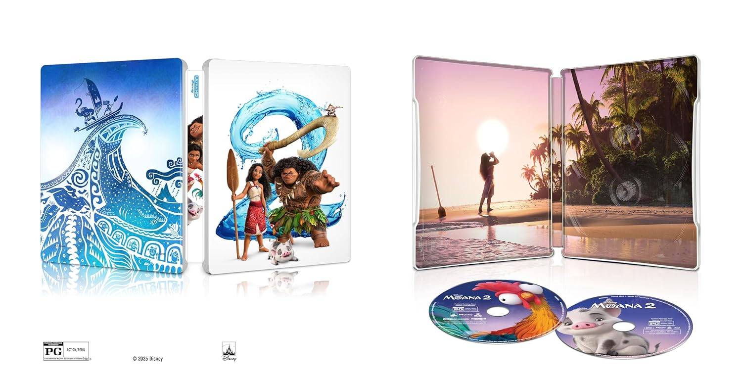 Moana 2 4K Steelbook Bonus Features