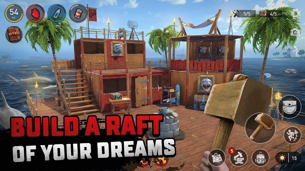 Raft Survival Ekran Görüntüsü 2