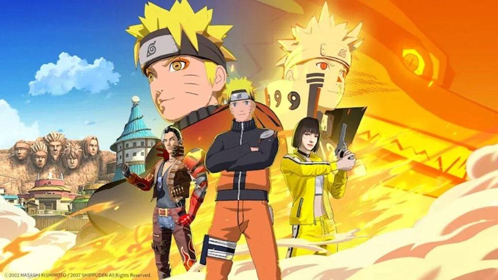Negen Tails is opvallend in Bermuda in de vrije brand x Naruto Shippuden Crossover!