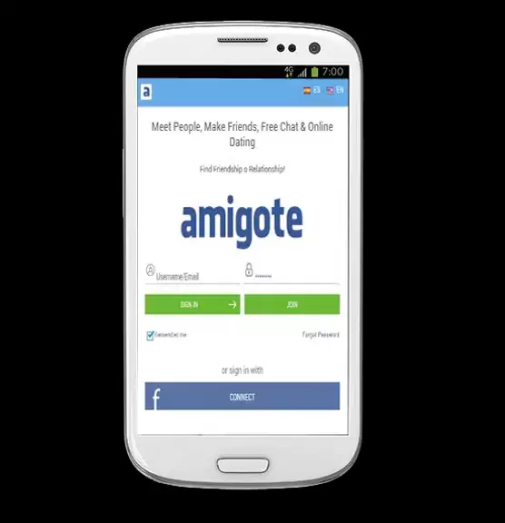 Dating App - Amigote स्क्रीनशॉट 0