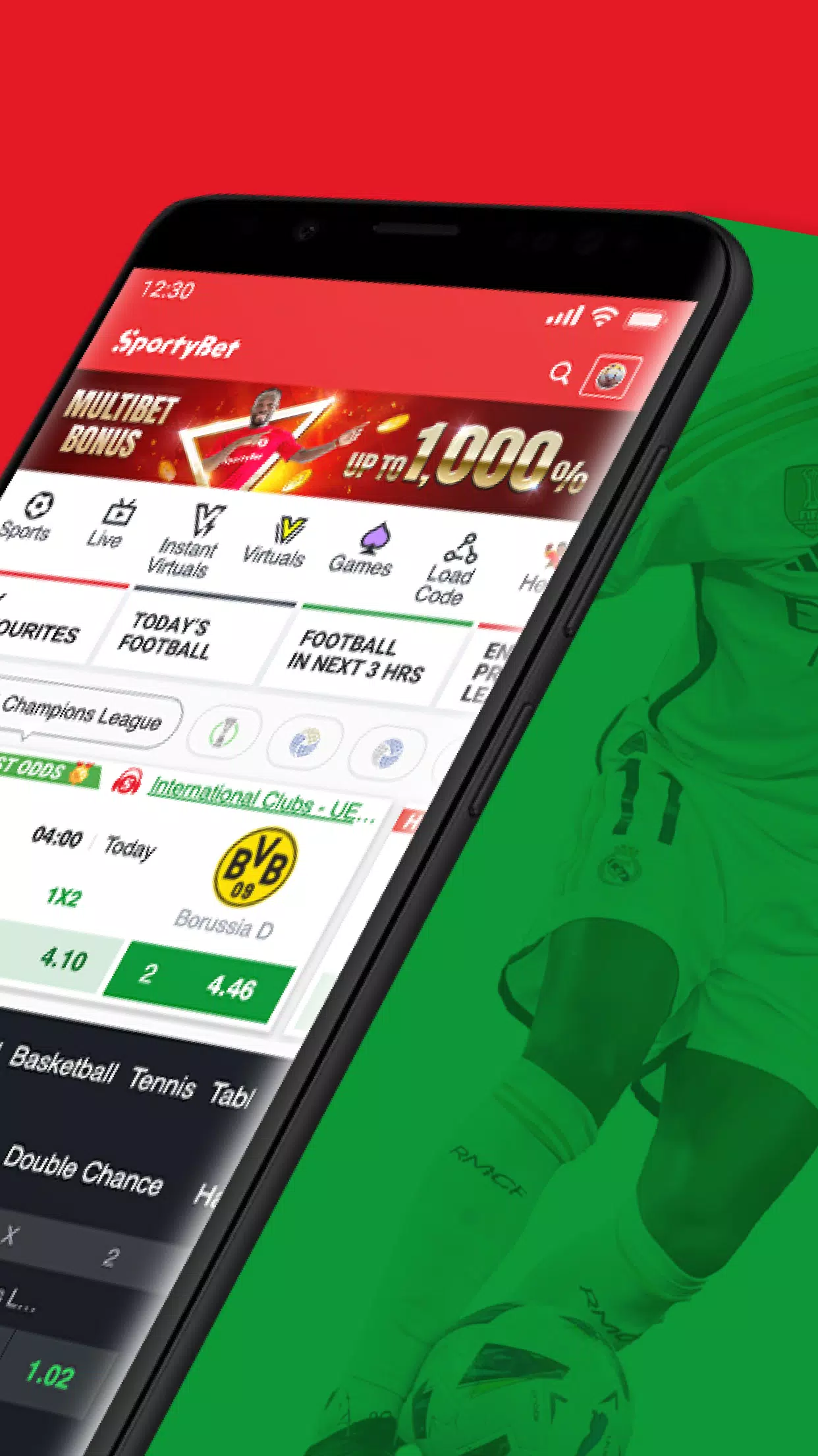 SportyBet ภาพหน้าจอ 1