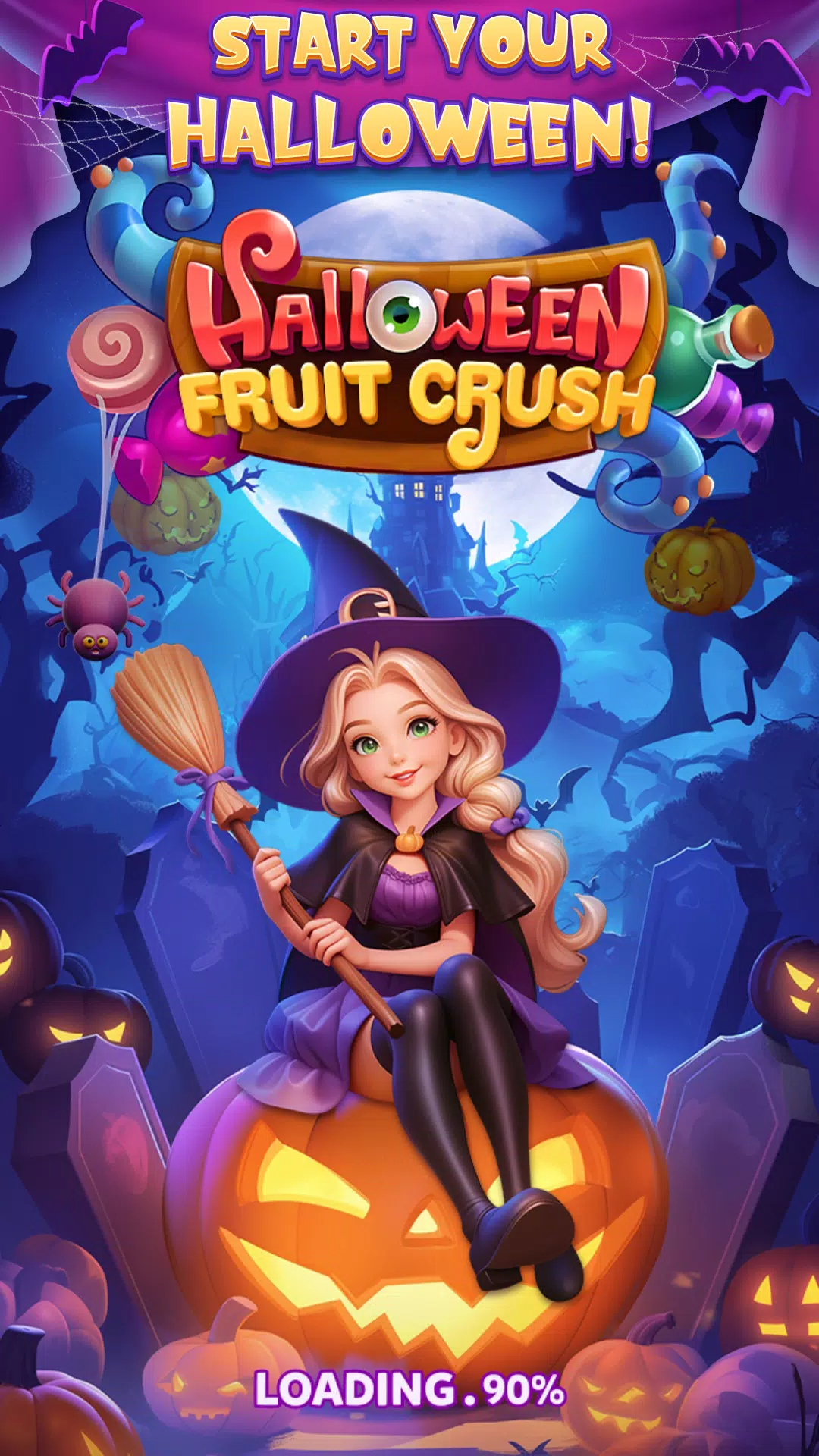 Schermata Halloween Fruit Crush 0