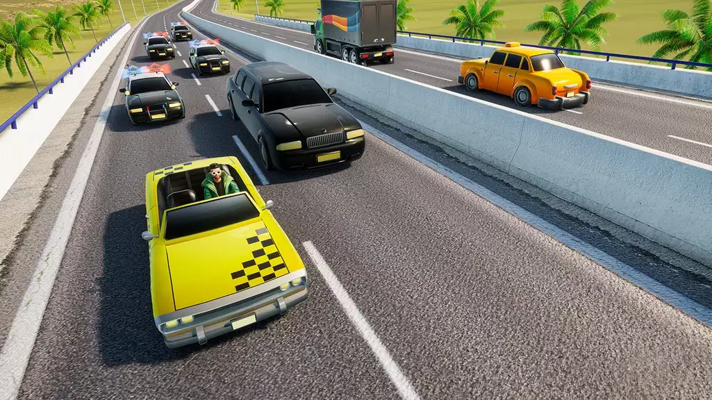 Mini Car Games: Police Chase ဖန်သားပြင်ဓာတ်ပုံ 2